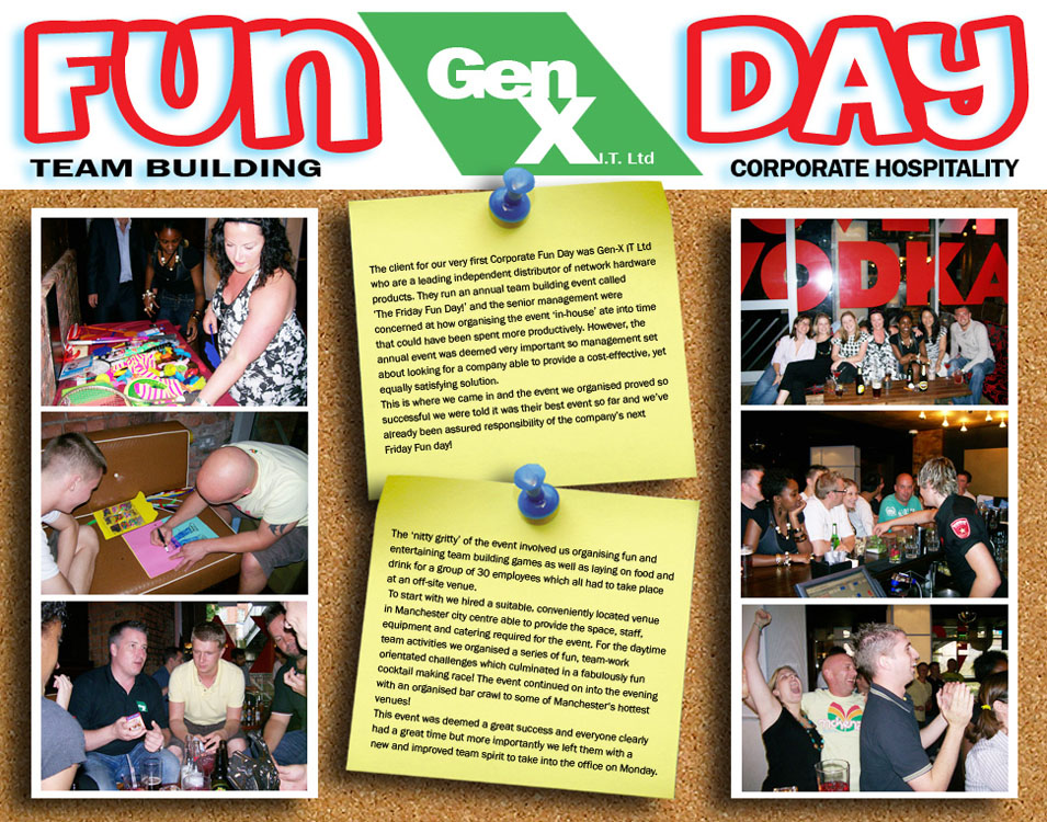 Gen-X team-building event