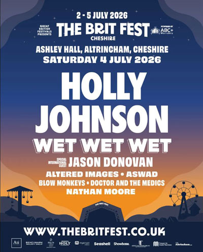 Brit Fest Saturday Lineup