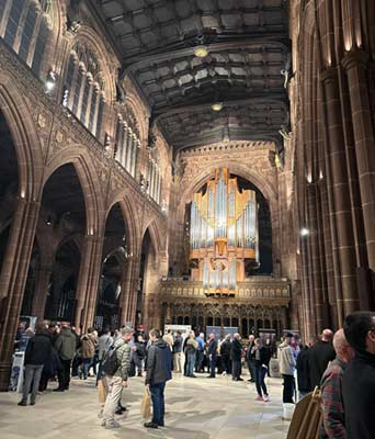 Whisky tastng at the Manchester Cathedral