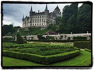 Dunrobin Castle is a  fairy tale castle on outskirts of Golspie.