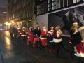 Manchester socialising Santa pub crawl