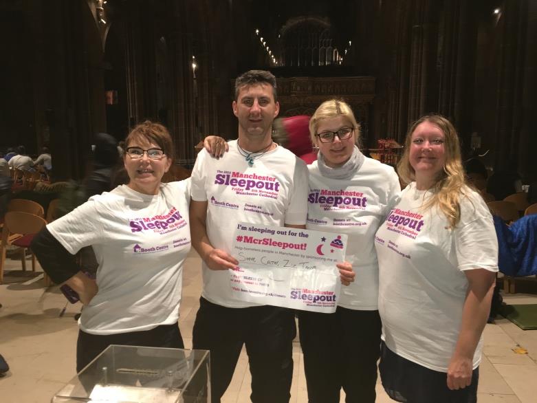 Manchester Events Charity Sleepover